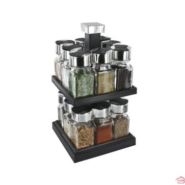 CARROUSEL TOURNANT A ETAGE 16 POTS EN VERRE