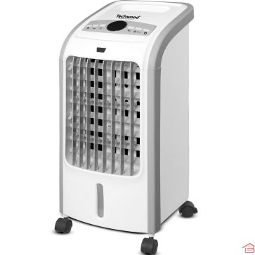 RAFRAÎCHISSEUR ET HUMIDIFICATEUR D’AIR TECHWOOD 80 W AVEC RÉSERVOIR 4 LITRES ET TÉLÉCOMMANDE
