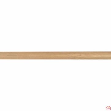 BARRE DE RIDEAU EN BOIS NATUREL VERNIS 150 CM DIAMÈTRE 28 MM