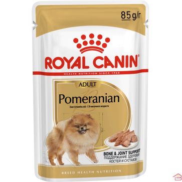 ALIMENT HUMIDE EN MOUSSE POUR CHIEN SPITZ NAIN ADULTE 85 GR ROYAL CANIN POMERANIAN