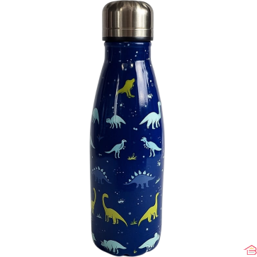 GOURDE MÉTALLIQUE 350 ML POUR ENFANTS AVEC 4 MOTIFS DIFFÉRENTS