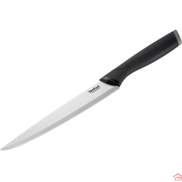 COUTEAU À DÉCOUPER TEFAL COMFORT 20 CM AVEC ÉTUI DE PROTECTION EN ACIER INOXYDABLE