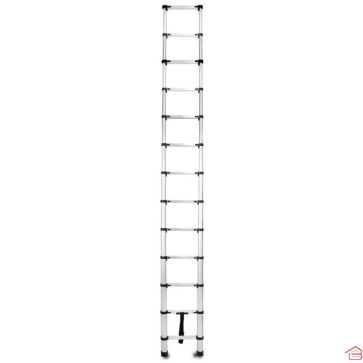 ÉCHELLE TÉLESCOPIQUE EN ALUMINUM 13 MARCHES 3.8 M