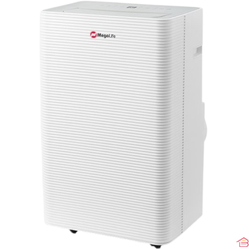 CLIMATISEUR MOBILE RÉVERSIBLE 14000 BTU AVEC TÉLÉCOMMANDE ET ROULETTES MEGALIFE