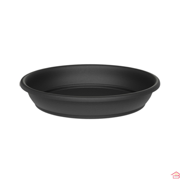SOUCOUPE RONDE SAUCER ANTHRACITE 46 CM TERA