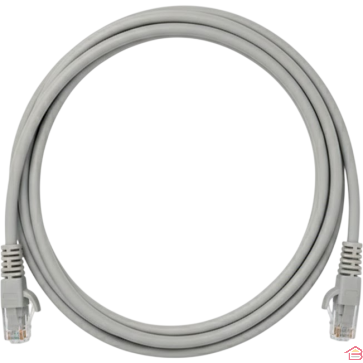 CORDON RÉSEAU RJ45 CATÉGORIE 6 NON BLINDÉ LONGUEUR 5 MÈTRES GRIS