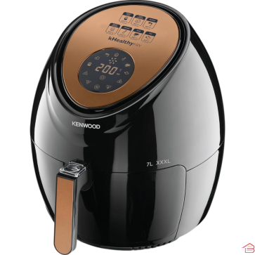 FRITEUSE À AIR CHAUD NUMÉRIQUE GRANDE CAPACITÉ 7 LITRES 1800 WATTS NOIR KENWOOD