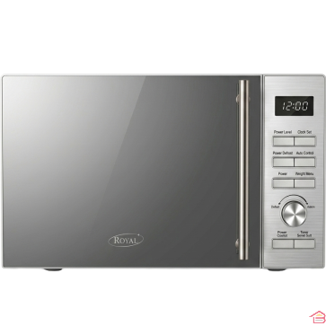 FOUR À MICRO-ONDES AVEC GRILL 20 LITRES 900 WATTS COMMANDES NUMÉRIQUES SILVER ROYAL
