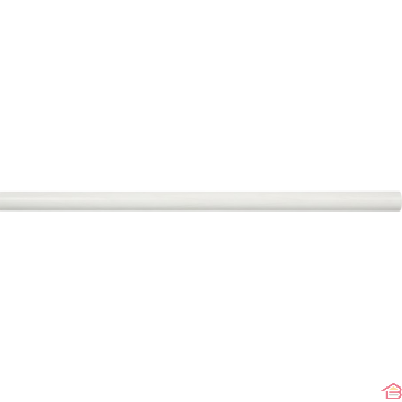 BARRE DE TRINGLE À RIDEAUX EN BOIS BLANC DIAMÈTRE 28 MM LONGUEUR 200 CM
