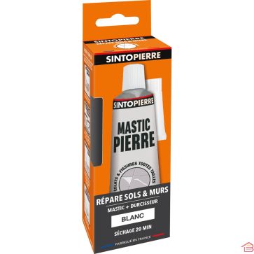 MASTIC DE RÉPARATION SOLS ET MURS SINTOPIERRE TRES RÉSISTANT BLANC 280G