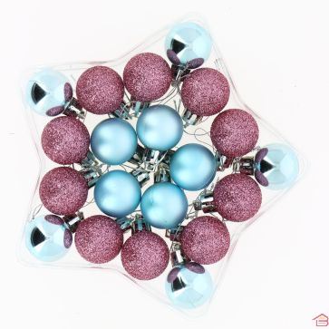 BOULE DE NOEL 3 CM * 20 PCS