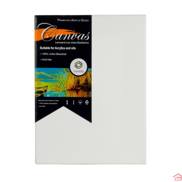 PANNEAU DE TOILE COTON BLANCHE 40X80CM - CANVAS
