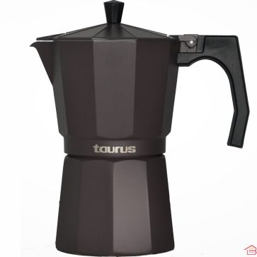 CAFETIÈRE ITALIENNE EN ALUMINIUM 6 TASSES ITALICA ELEGANCE TAURUS