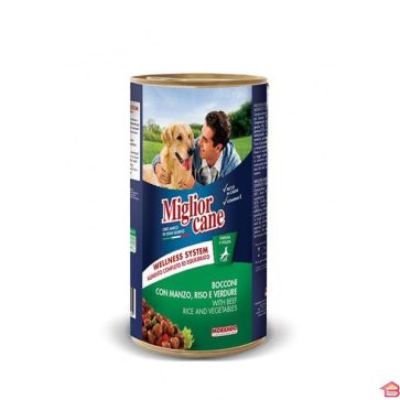 BOUCHEES BOEUF/RIZ/LEGUMES POUR CHIEN 1250G