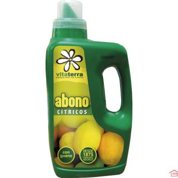 ENGRAIS LIQUIDE POUR AGRUMES 1 L FORMULE MINÉRALE NPK 9 3 4 AVEC GUANO ROUGE POUR FLORAISON ET FRUCTIFICATION