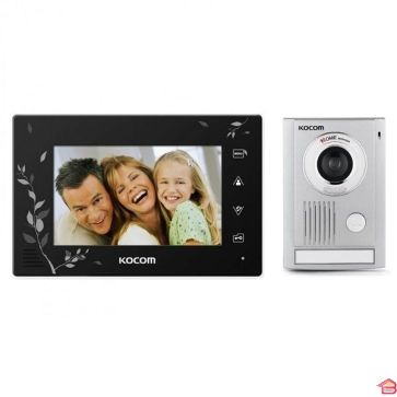 KIT VIDEO 1POSTE COL7'' KCV-A374SD BLANC + KC-MC30