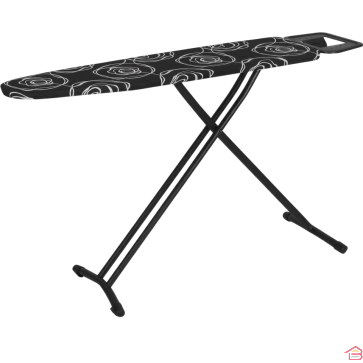 TABLE À REPASSER PLIABLE RÉGLABLE AVEC HOUSSE 100% COTON 35X120 CENTIMÈTRES TAURUS SLEEK