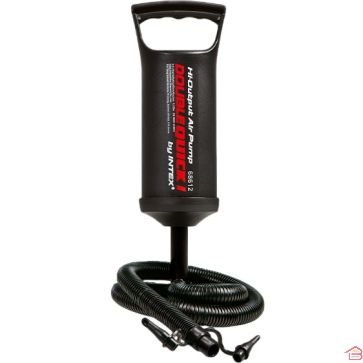 POMPE SOUFFLET À PIEDS ET À MAINS 29 CM GONFLEUR MANUEL COMPACT 0,9 LITRE DOUBLE ACTION POUR MATELAS BOUÉES ET PRODUITS GONFLABLES