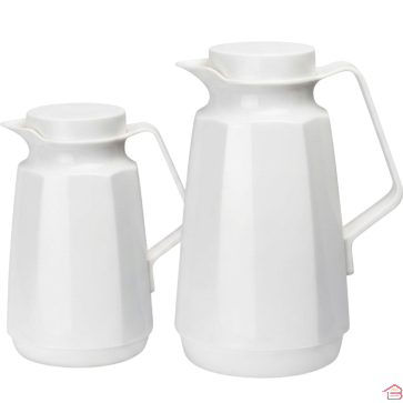 KIT DE 2 THERMOS ISOTHERMES AVEC BOUTEILLE EN VERRE 1 LITRE ET 0,5 LITRE CONSERVATION LONGUE DURÉE