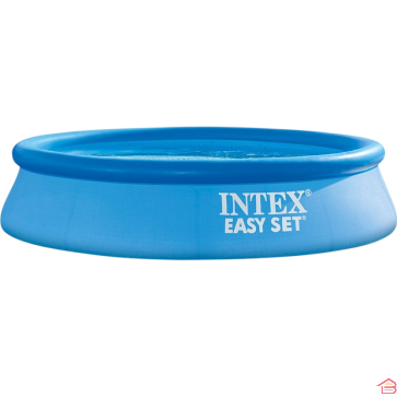 PISCINE GONFLABLE AUTOPORTANTE RONDE EASY SET 3,05 X 0,76 MÈTRE INTEX JARDIN PISCINE FAMILIALE RAPIDE À MONTER