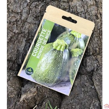 SACHET DE GRAINES COURGETTE RONDE DE NICE