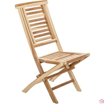 CHAISE HAMPTON PLIABLE EN TECK
