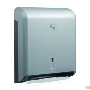 DISTRIBUTEUR ESSUIE MAINS  GRIS MÉTALLISÉ  ABS JVD