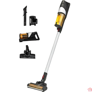 ASPIRATEUR BALAI RECHARGEABLE SANS FIL 2 EN 1 TRIOMPH ETF1797 AVEC BROSSE MOTORISÉE