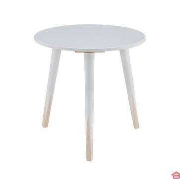 TABLE ENFANT CRAYON BLANC H 40 CM