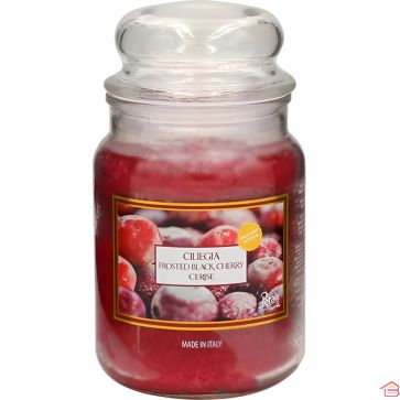 BOUGIE PARFUMÉE 510 G EN POT DE VERRE ARÔME FLEUR DE CERISIER