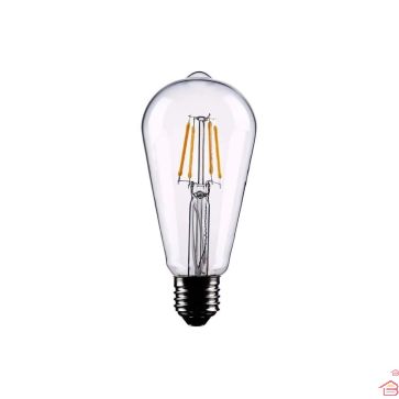 AMPOULE ST64 E27 LED DROIT 14,3 CM