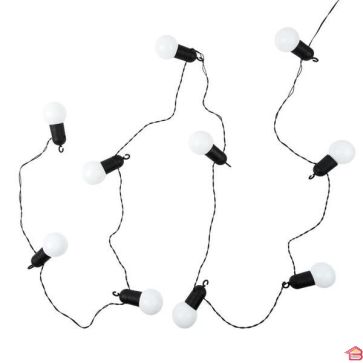 GUIRLANDE AMPOULE EXTERIEUR 10 LEDS 2M70