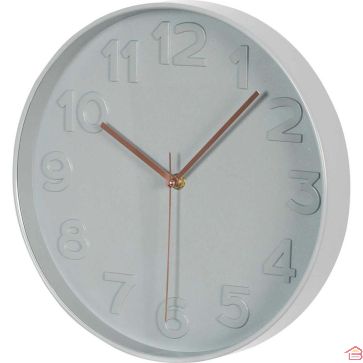 HORLOGE MURALE RONDE COLORÉE SILENCIEUSE 30.5 CM