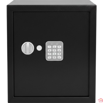 COFFRE-FORT ÉLECTRONIQUE BASIQUE 3F 390 AVEC CODE DE SÉCURITÉ PROGRAMMABLE ET CLÉS DE SECOURS