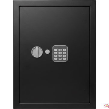 COFFRE-FORT ÉLECTRONIQUE BASIQUE 3F 500 AVEC CODE DE SÉCURITÉ PROGRAMMABLE ET CLÉS DE SECOURS