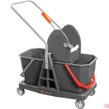 CHARIOT DE MÉNAGE DOUBLE SEAU 63X42X88 CM COMET K-MOP 2020 FH PROFESSIONNEL