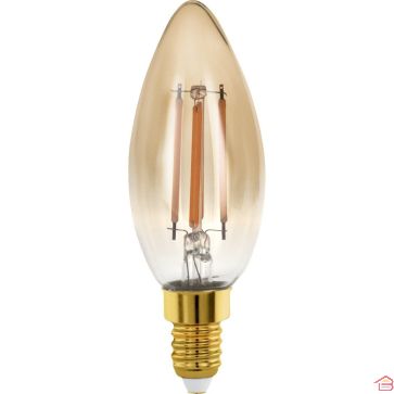 AMPOULE E14 C35 4 W AMBRE CHAUD 1700K