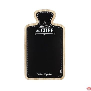 ARDOISE EN BOIS 22X38CM