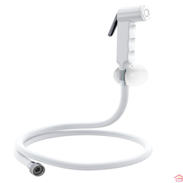 GARNITURE DOUCHETTE BLANCHE SANS ROBINET DUSCHAL