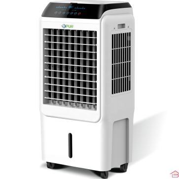 RAFRAÎCHISSEUR D’AIR ÉVAPORATIF PUISSANCE 150 W RÉSERVOIR 40 L AVEC TÉLÉCOMMANDE O’PURE