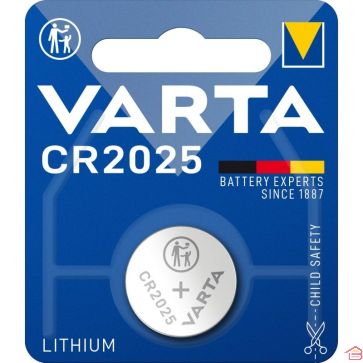 PILE BOUTON VARTA CR 2025 ELECTRONICS BLISTER 1