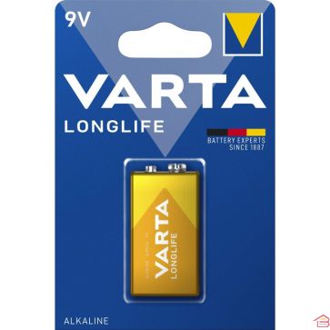 PILE ALCALINE VARTA LONGLIFE 1X9V