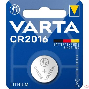PILE BOUTON VARTA CR 2016 ELECTRONICS BLISTER