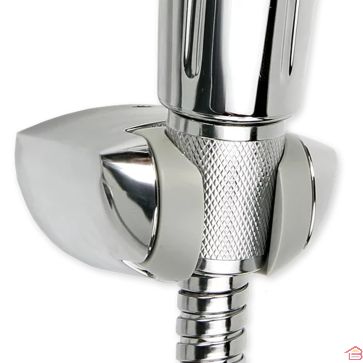 SUPPORT DE DOUCHETTE RÉGLABLE CHROME