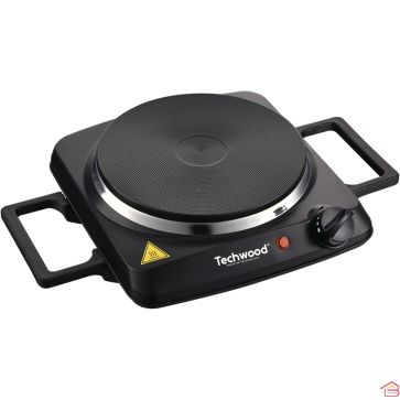 PLAQUE DE CUISSON 1 FEU NOIR 1500 W