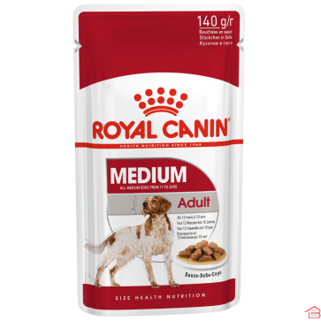ALIMENT HUMIDE MEDIUM ADULT GRAVY 140 GR ROYAL CANIN