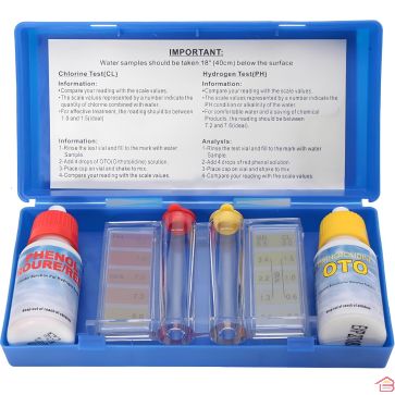 TROUSSE D'ANALYSE POUR PISCINE AQUASWIM