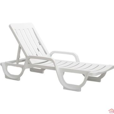 TRANSAT BLANC AVEC ACCOUDOIR 190X66X50 CM