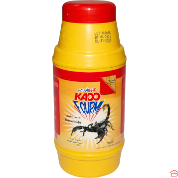 POUDRE ANTI FOURMIS SCORPIONS ET SERPENTS KAOO 120 GR INSECTICIDE RAMPANTS ET NUISIBLES ACTION RAPIDE