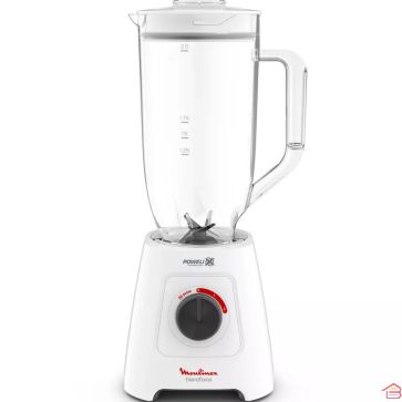 BLENDER MOULINEX BLENDFORCE XXL 2,8 LITRES 600 WATTS BLANC AVEC BROYEUR ET HACHOIR